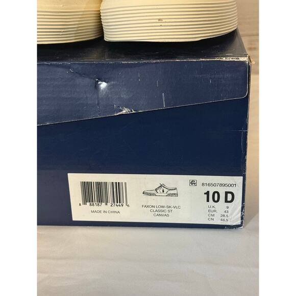 Polo Ralph Lauren Faxon Low Sneakers |Tan Chambray & Suede | Sz 10D | New in Box - Picture 2 of 3